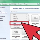 Installera typsnitt på din pc