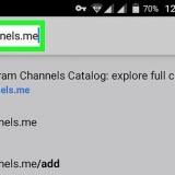 Gå med i en telegram-kanal på android