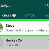 Gå med i en whatsapp-grupp på android