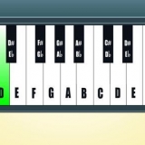 Lär dig noter på ett piano eller klaviatur