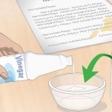 Ta bort oljefläckar från papper