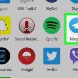 Skapa en undersökning om telegram på android