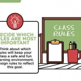 Håll ordning i klassrummet
