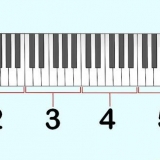 Läser piano tabulatur
