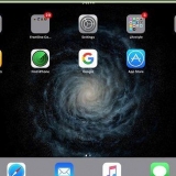 Sätt ikoner på skrivbordet på en ipad