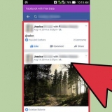 Ta bort kommentarer eller meddelanden på facebook i facebook-appen