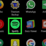 Göm nyligen spelade artister på spotify på android