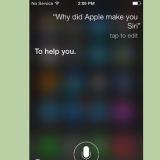 Få siri att säga roliga saker