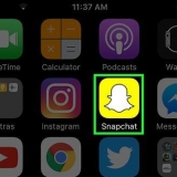 Spara snapchats på din telefon