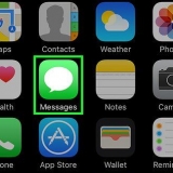 Sluta dela din plats på en iphone