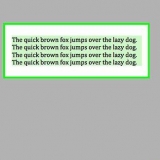 Kanttext i word