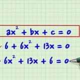Factoring andragradsekvationer