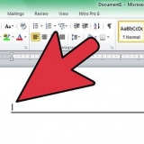 Att bli av med en horisontell linje i ms word