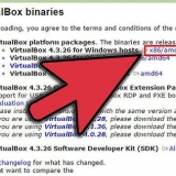 Installera virtualbox