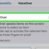 Stäng av voiceover på din iphone