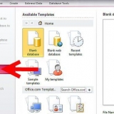 Arbeta med microsoft access