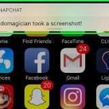 Se om din snapchat har tagits skärmdump