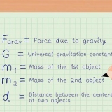 Beräkna gravitation
