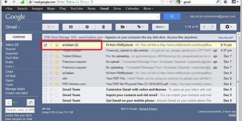 Blockera avsändare i gmail