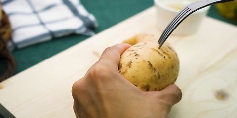 Förbered sötpotatis