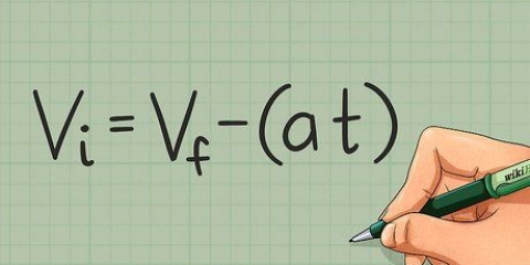 Bestäm initial hastighet