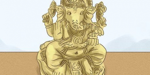 Ber till den hinduiska guden ganesha
