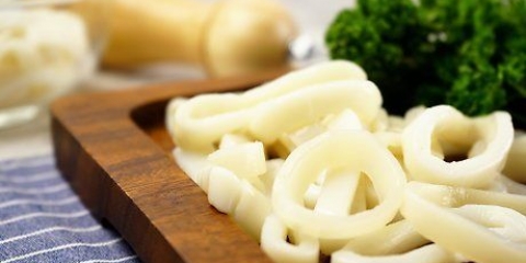 Förbered bläckfisk