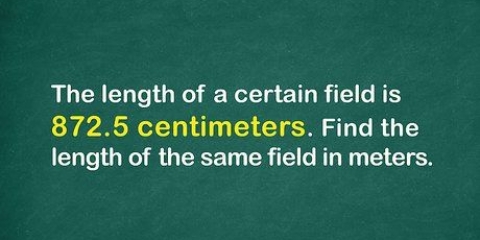 Konvertera centimeter till meter