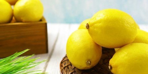 Förvaring av citroner