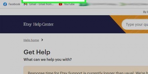 Kontakta etsy support
