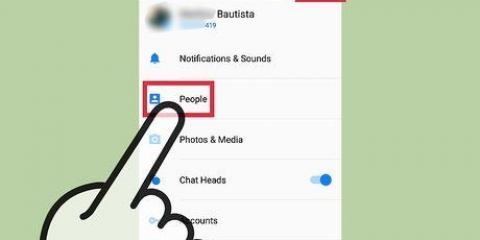 Synkronisera kontakter med facebook messenger
