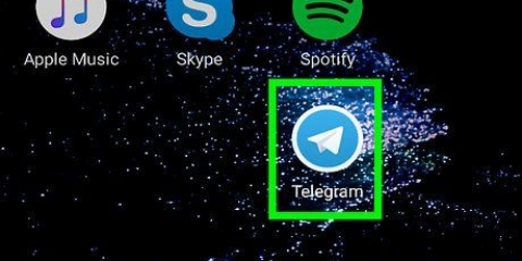 Hitta kontakter i telegram på android