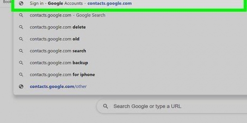Lägg till kontakter i gmail