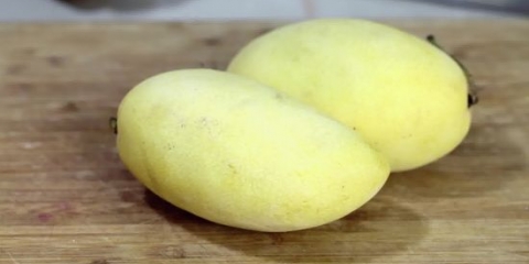 Kollar hur mogen en mango är