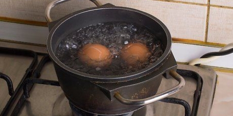 Kontrollera om ett hårdkokt ägg är kokt