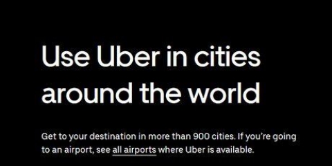 Kontrollera om uber är tillgängligt i din region
