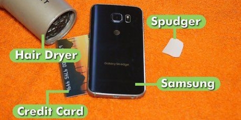 Ta bort baksidan av en samsung galaxy
