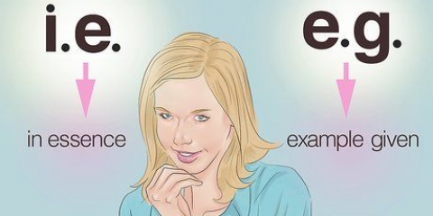 Förkortningarna i.e. Och e.g. Använda på engelska