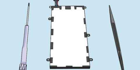 Ta bort batteriet från en samsung galaxy-surfplatta