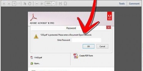 Begränsning av en skyddad pdf-fil