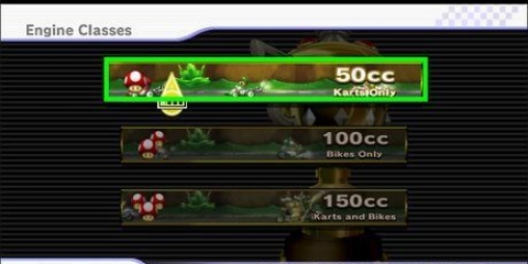 Hur man låser upp vanliga cyklar och kartar i mario kart wii