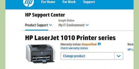 Ansluta hp laserjet 1010 till windows 7