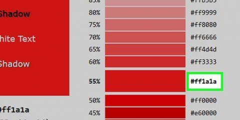 Ändra färgen på ett teckensnitt i html
