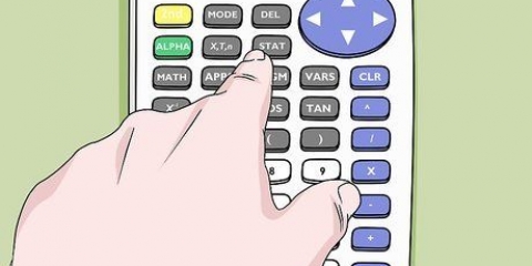Beräkna standardavvikelsen för en serie tal på en ti 84 grafräknare