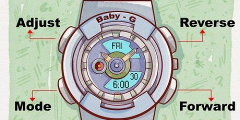 Hur man ställer in tiden på en baby g-klocka