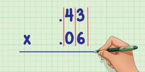 Multiplicera decimalbråk