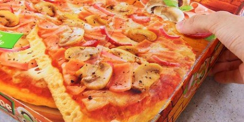 Förbered fryst pizza