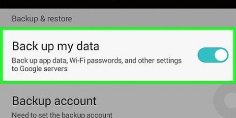 Återställ en android-surfplatta