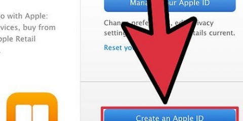 Skapa ett apple id