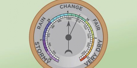 Ställa in en barometer